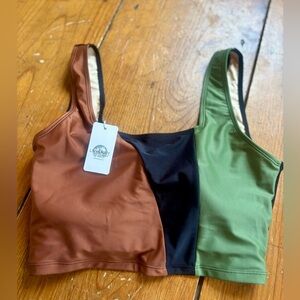 Livy & Kate Colorblock Swim Suit Top size XL (NWT)